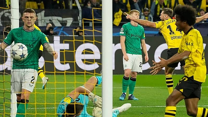 شاختار يتغلب على برشلونة .. ودورتموند يهزم نيوكاسل