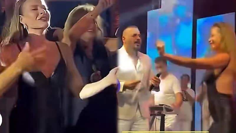 باميلا الكيك تثير الجدل برقصها مع رامي عياش .. فيديو