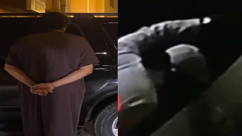 فيديو.. ضبط مقيم يمني تهجم على منزل طليقته بالرياض