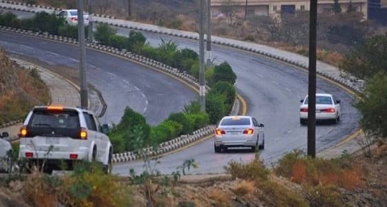 أمطار على منطقة الباحة