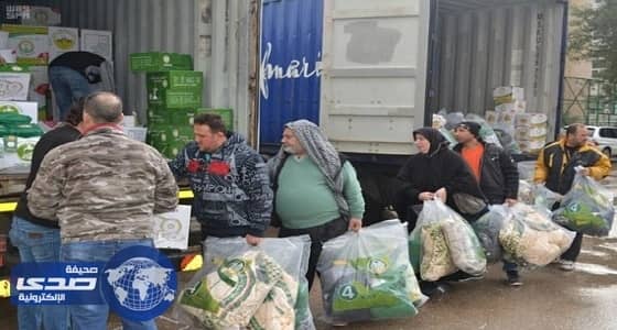 الحملة الوطنية السعودية توزع المساعدات الإغاثية والكسوة الشتوية للسوريين في لبنان