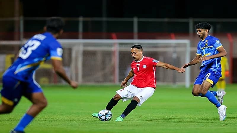 منتخب اليمن يتغلب على سريلانكا بثلاثية
