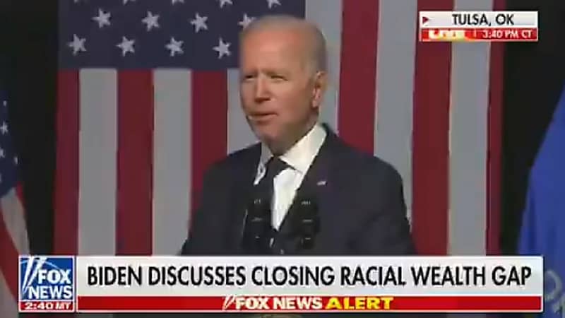 بالفيديو.. " بايدن " يثير غضب الأمريكيين بسبب تصريح عنصري عن البشرة السوداء