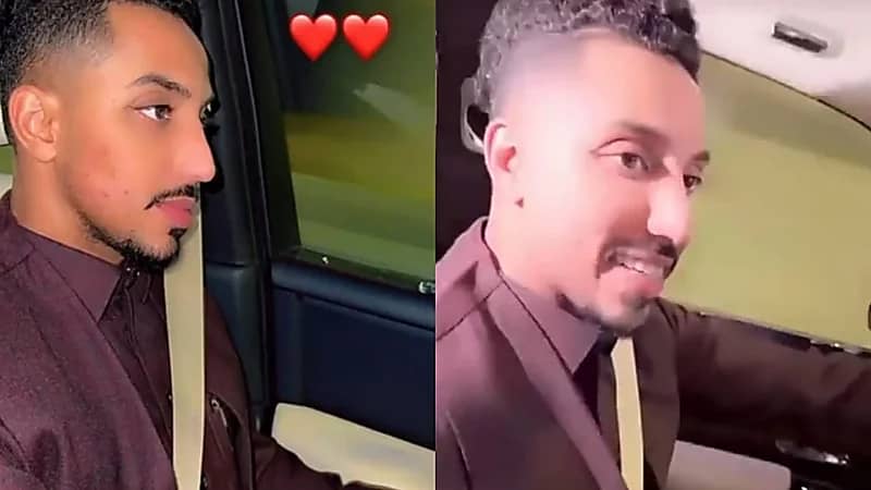 ‏زوجة سالم الدوسري تهديه أغنية رومانسية .. فيديو