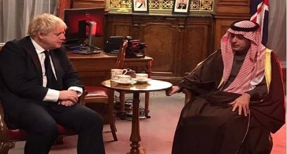الجبير يلتقي وزير الخارجية البريطاني