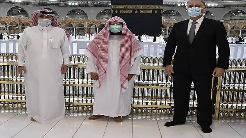 رئيس شؤون الحرمين يستقبل وزير الإعلام المكلف والوزير المشرف العام على الإعلام الرسمي الفلسطيني