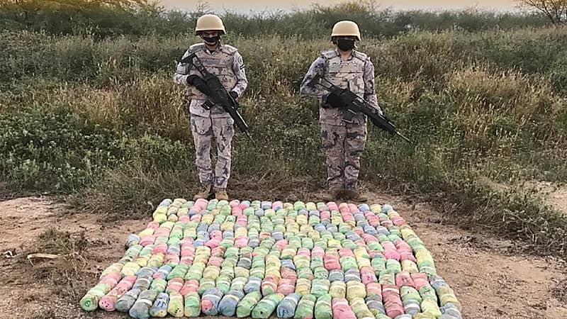 إحباط محاولات تهريب 352 كيلو جرامًا من مادة الحشيش المخدر في 3 مناطق