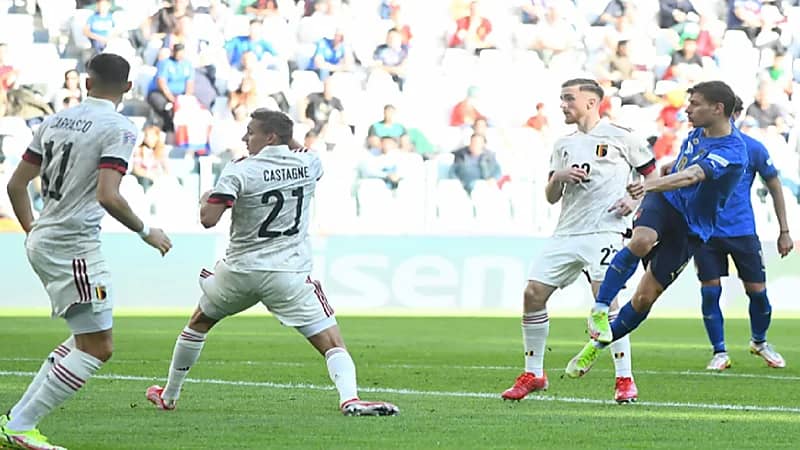 بالصور.. إيطاليا تفوز على بلجيكا وتحقق المركز الثالث