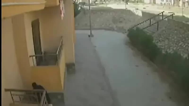 كشف ملابسات العثور على مولود بمدخل عقار في مصر (فيديو)