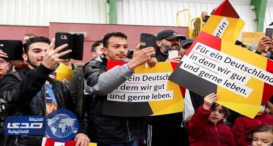 بالصور.. احتفال اللاجئين السوريين بفوز ميركل