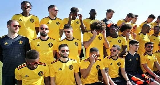 بالصور.. منتخب بلجيكا يعلن قميص الاحتياطي بطريقة كوميدية