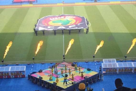 بالصور والفيديو.. استعراضات بسيطة في افتتاح بطولة الأمم الأفريقية بالجابون