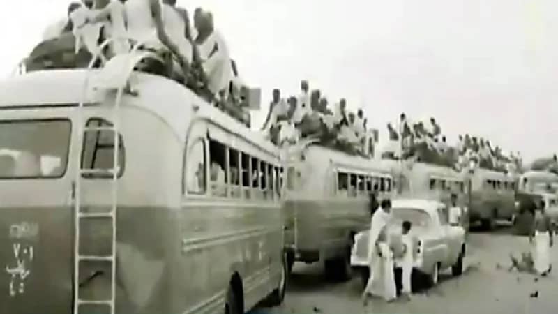 بالفيديو .. أقدم مكان اجتمع فيه أهالي الرياض للذهاب إلى الحج