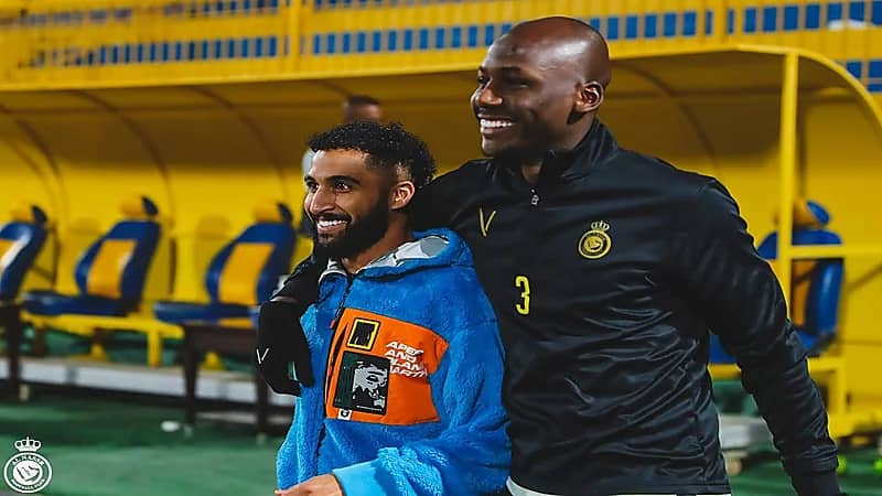 شاهد.. النصر يودع العبيد قبل تدريبات الفريق 