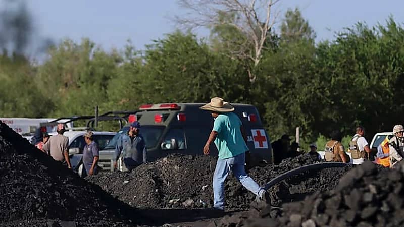 المكسيك: إنقاذ عشرة عمال عالقين في منجم للفحم بعد انهياره