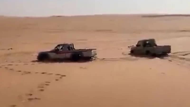 "المسند": الرياضات في صحراء الربع الخالي مصيدة للسيارات.. ومن رأى ليس كمن سمع ( فيديو)