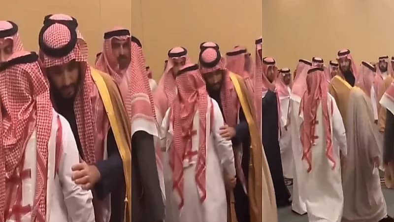 فيديو .. مواطن يستوقف ولي العهد والأمير يستمع لطلبه