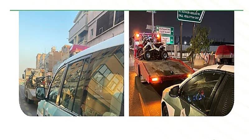 المرور يضبط 402 دراجات آلية مخالفة