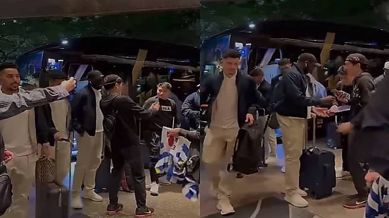 بالفيديو .. الجماهير اليابانية تلتقط صور تذكارية مع لاعبي الهلال