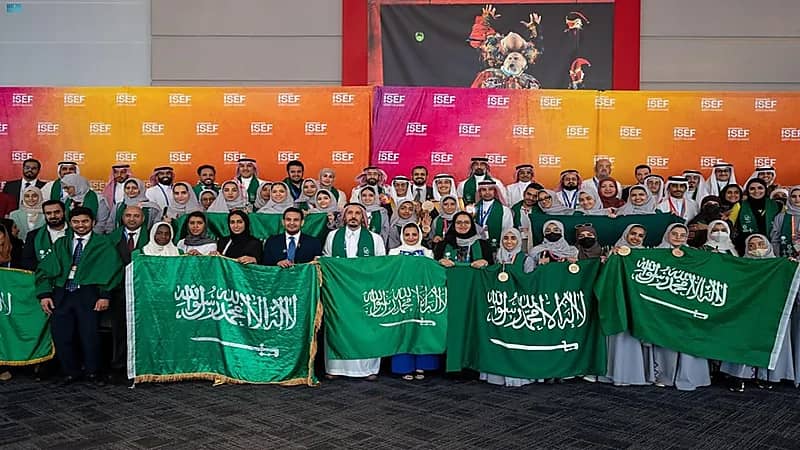 منتخب العلوم والهندسة يصل إلى الرياض بعد حصوله على 27 جائزة عالمية في "آيسف 2023"