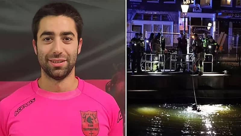 وفاة لاعب كرة قدم إيطالي بعد سقوطه في قناة مائية (صورة)