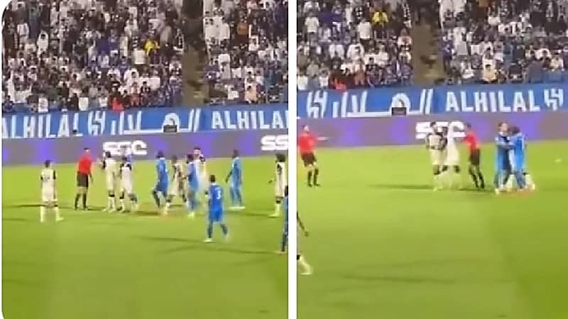 كوليبالي ينفعل على مهاجم السد بونجاح ...فيديو