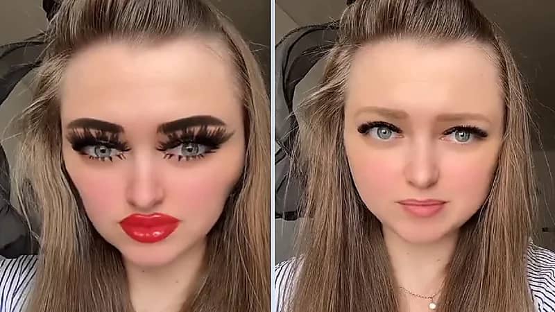 روسية تقارن بين ماكياج الغرب والعرب..فيديو