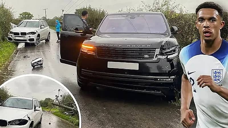 ترينت أرنولد ينجو من حادث مروع بأعجوبة