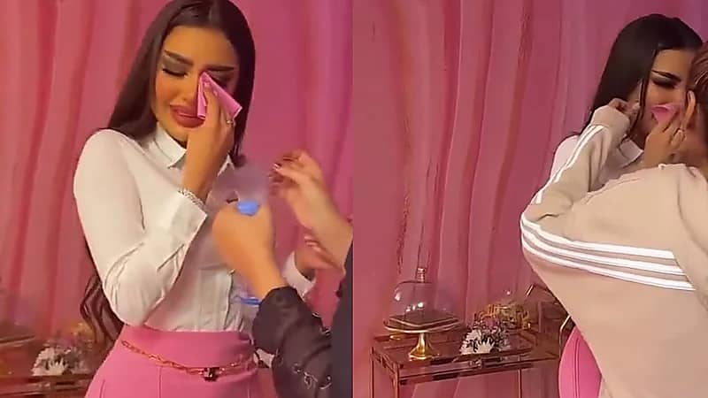 مروج الرحيلي تتأثر في حفل افتتاح صالونها الجديد وتبكي فرحًا    .. فيديو