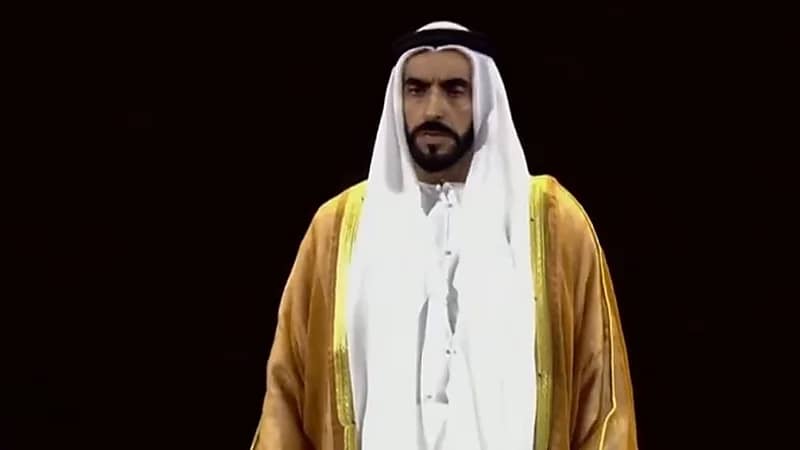 بتقنية الهولوغرام مؤسس دولة الإمارات يخاطب "كوب28"..فيديو