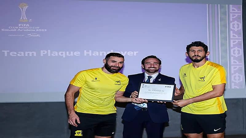 الاتحاد يتسلم درع المشاركة في بطولة المونديال