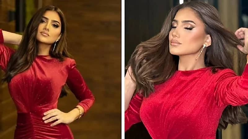 مي عمر بإطلالة حمراء في أحدث ظهور لها .. صور