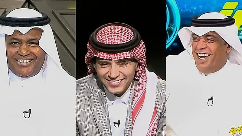 وليد الفراج يمازح عبدالله فلاتة وأحمد الفهيد  ..  فيديو