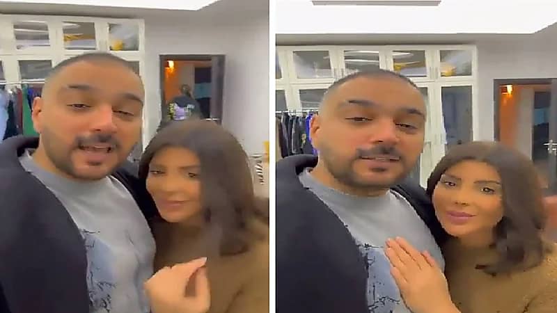 شهاب جوهر لزوجته إلهام الفضالة: أنتِ التاريخ كله ما أبدلك بالكون كله .. فيديو