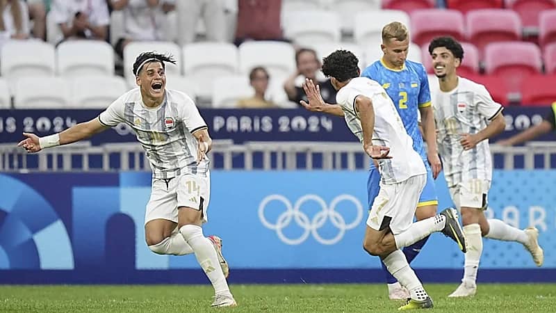 العراق تفوز على أوكرانيا بهدفين .. فيديو