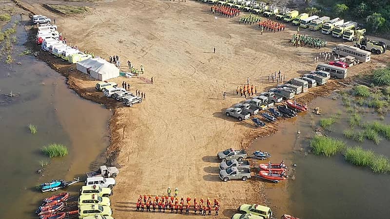 مدني جازان ينفذ فرضية لمواجهة الأمطار والسيول