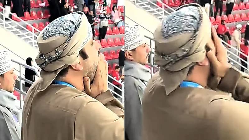 ردة فعل المعلق خليل البلوشي بعد هدف عُمان  ..  فيديو