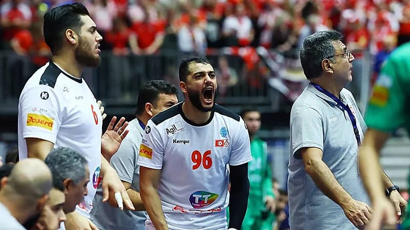 تونس تفوز على الجزائر وتتأهل للدور الرئيسي ببطولة العالم لكرة اليد