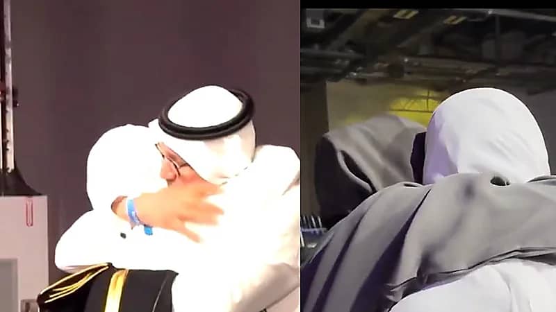 طلاب المملكة يحتفلون مع عائلاتهم بالزي السعودي بعد فوزهم في آيسف 2025 .. فيديو