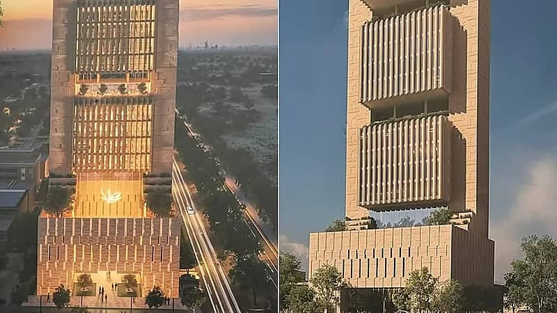 بدء أعمال مشروع برج جديد بطراز سلماني في شمال الرياض .. صور