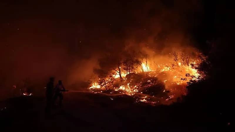 إخلاء قرى سورية بعد اندلاع حرائق هائلة.. فيديو