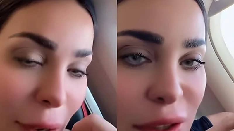 دومينيك حوراني تنهار من الخوف وتوجه وصية مؤثرة أثناء محاولة هبوط فاشلة .. فيديو