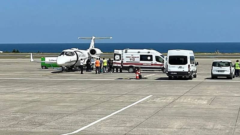 إخلاء طبي لمواطن من طرابزون لعلاجه في المملكة