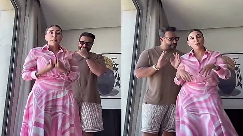 دانة الطويرش تنفعل على زوجها لعدم رغبته التصوير معها.. فيديو