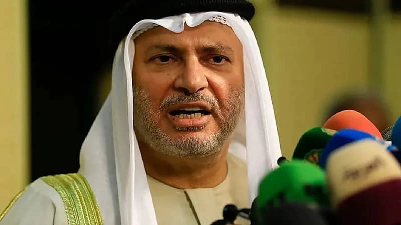 قرقاش: الغنوشي يزج باسم الإمارات لتبرير قصوره