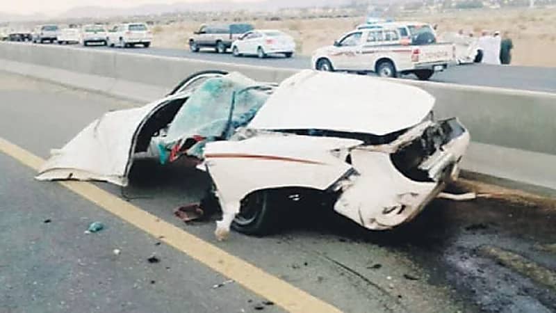 ممرضة تنقذ 7 أشخاص من الموت في حادث مروع بنجران