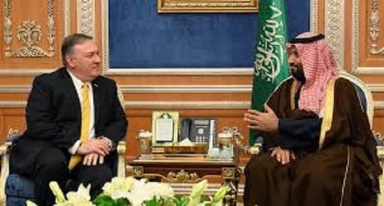 بومبيو يهاتف ولي العهد لبحث تعزيز الأمن البحري بالخليج 