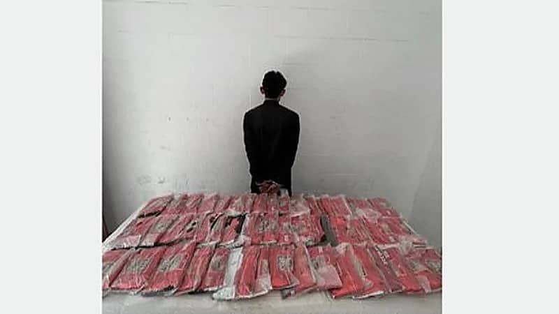 ضبط 49 كيلو جرامًا من مادة الحشيش المخدر في جازان