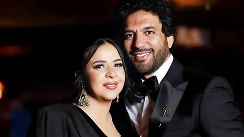إيمي سمير غانم وحسن الرداد يستقبلان مولودتهما الجديدة