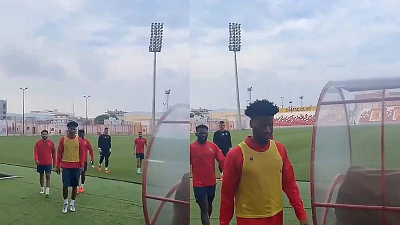 مشجع يقتحم نادي ضمك ويطلب من اللاعبين تحقيق الدوري ورد صادم من أحدهم .. فيديو